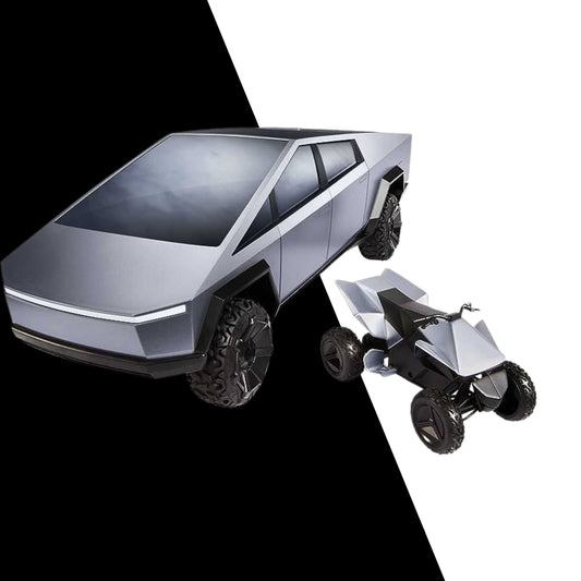 1:24 Scale Tesla Cybertruck Model Car & Cyberquad