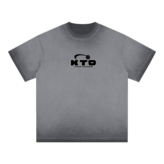 KTO Script Dyed Tee