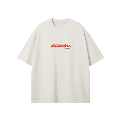 ecom red Heavyweight Tee