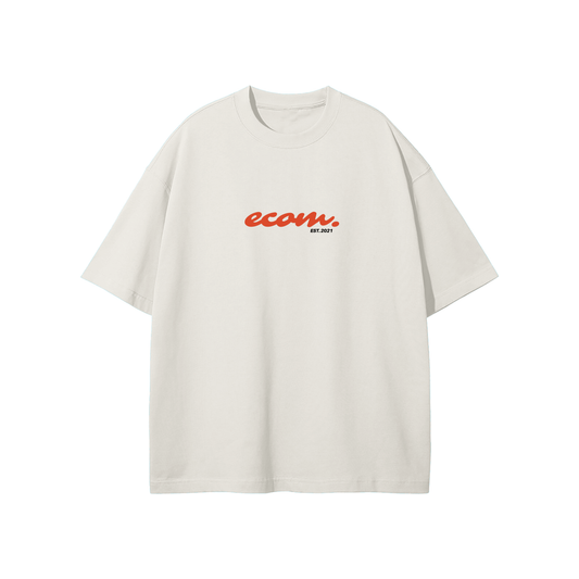 ecom red Heavyweight Tee